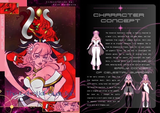 Art Book Layout - Celestial Guardian (2024)