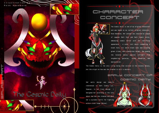 Art Book Layout - Cosmic Deity (2024)