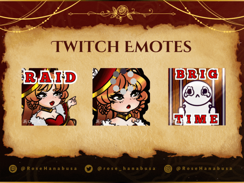 Pirate Rose Emotes (2025)